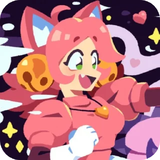 Sticker 😗 Пинки/мяумяу2