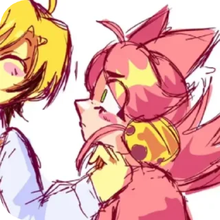 Telegram sticker ❤ Пинки/мяумяу2