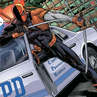 Telegram sticker ⚔ Deathstroke :@DC_Marvel_Comic_Sticker