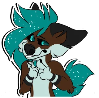 Video sticker 😖 Blue