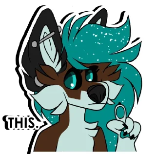 Telegram stiker ⬆️ Blue