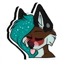 Telegram stiker 😝 Blue