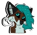 Video sticker ❓ Blue