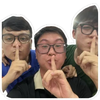 Telegram sticker 🫥 Thiện đẹp trai