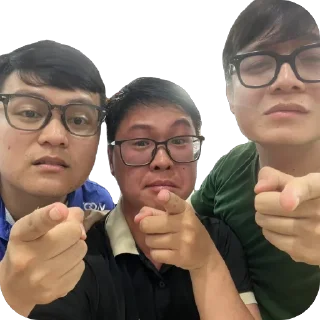 Telegram sticker 🫥 Thiện đẹp trai