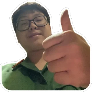 Telegram sticker 🫥 Thiện đẹp trai