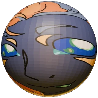 Telegram sticker 🧡 шарики ксенончипуличулички