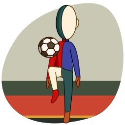 Telegram sticker ⚽️ Singh Animation @PunjabiSticker