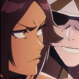 Telegram sticker 🌟 Yoruichi & Urahara