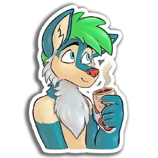 Video sticker ☕️ Ebb OwO the Wusky