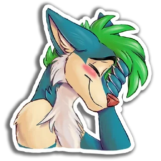 Телеграм стикер ☺️ Ebb OwO the Wusky