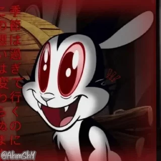 Telegram stiker 🐇 - ᗷY @ahMshY 𓉮 . Bunnicula
