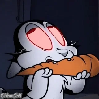 Telegram stiker 🐇 - ᗷY @ahMshY 𓉮 . Bunnicula