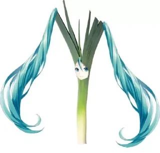 Telegram sticker 😁 Miku