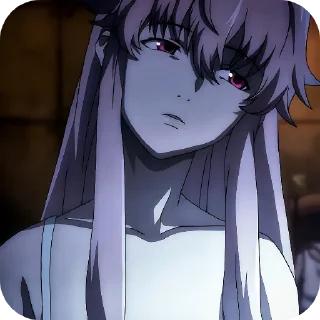 Telegram sticker 😔 Yuno Gasai @Rucodellllstick