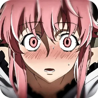 Telegram sticker ☺ Yuno Gasai @Rucodellllstick