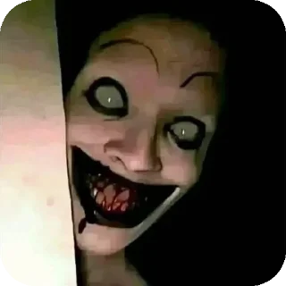 Telegram sticker 👄 New horror