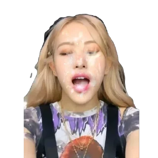 Телеграм стикер 🫥 Blackpink Fap