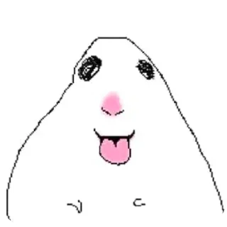 Sticker 😋 Хомяк 🐹