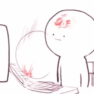 Telegram sticker 😐 moodYuko