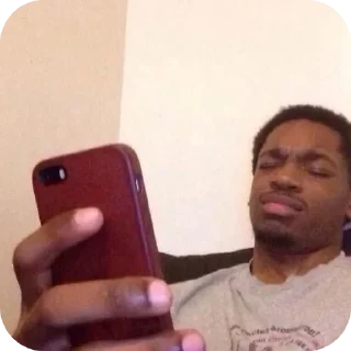 Telegram sticker 🤳 I am u