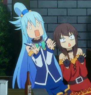 Telegram sticker 😨 Konosuba S3