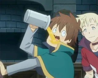 Telegram sticker 😜 Konosuba S3