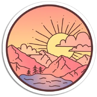 Sticker 🌄 Nature Scenes @PunjabiSticker