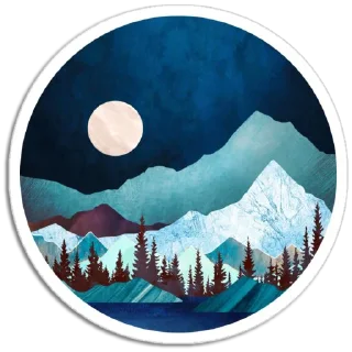 Telegram sticker 🌄 Nature Scenes @PunjabiSticker