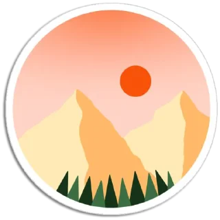 Telegram sticker 🌄 Nature Scenes @PunjabiSticker