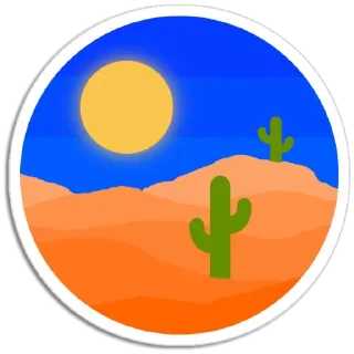 Telegram sticker 🏜 Nature Scenes @PunjabiSticker