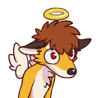 Telegram sticker 💛 LunLunFox