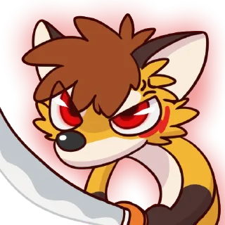 Telegram sticker 💛 LunLunFox