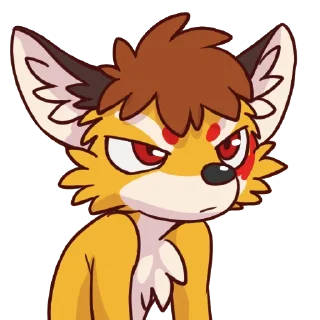 Telegram sticker 💛 LunLunFox
