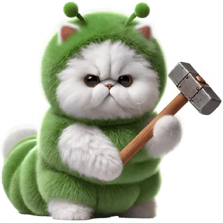 Telegram sticker 😠 Пушистый Червяк @Nyasticks