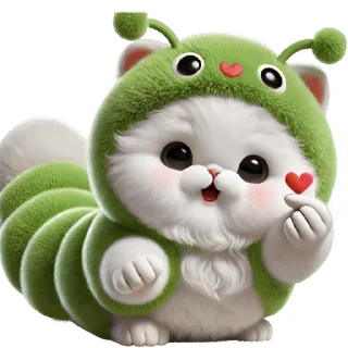 Telegram sticker 🥰 Пушистый Червяк @Nyasticks