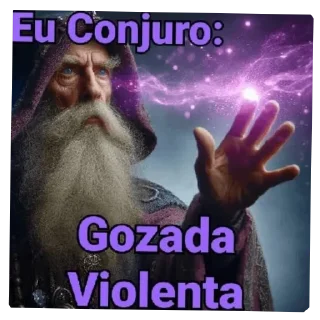 Telegram sticker ✋ Mago supremo ⚡