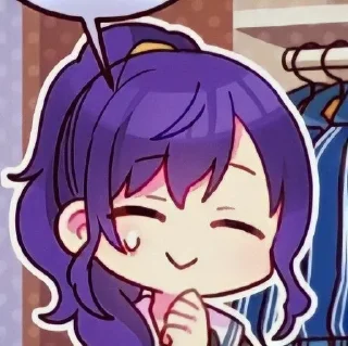 Telegram sticker 🌟 Mafuyuuu!!