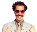 Video sticker 👍 Borat Sagdiyev