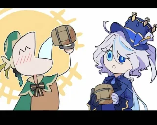 Telegram sticker 😌 Don't touch the cabbage - @my_stckers_bot