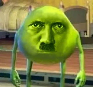 Telegram sticker 😠 Green Wazowski