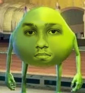 Telegram sticker 🙁 Green Wazowski