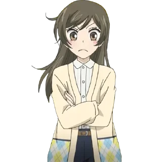 Telegram sticker ☹ Kamisama kiss @AnimeLibrary_Stickers