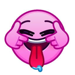 Sticker 😝 Horny Emoji