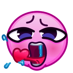 Sticker 😘 Horny Emoji