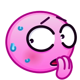 Sticker 😱 Horny Emoji