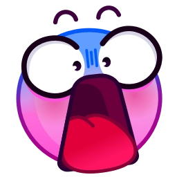 Sticker 😨 Horny Emoji