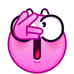 Sticker 🫣 Horny Emoji