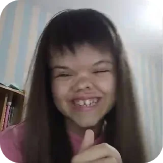 Telegram stiker ✋ Аню точка🐷