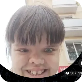 Telegram stiker 💇 Аню точка🐷